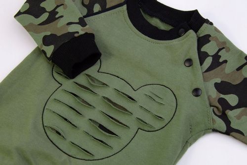 KOMPLET niemowlęcy spodnie bluza apaszka MORO 68 na Arena.pl