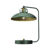 Stojąca lampa nocna Felix nowoczesna metalowa zielona złota