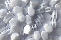 Suwak plastikowy 3 mm  (10szt) BIAŁY