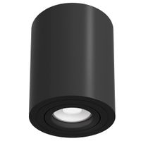 Okrągła oprawa sufitowa Atom C016CL-01B tuba czarna