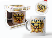 zestaw kubek 300ml + medal - mama nr 1