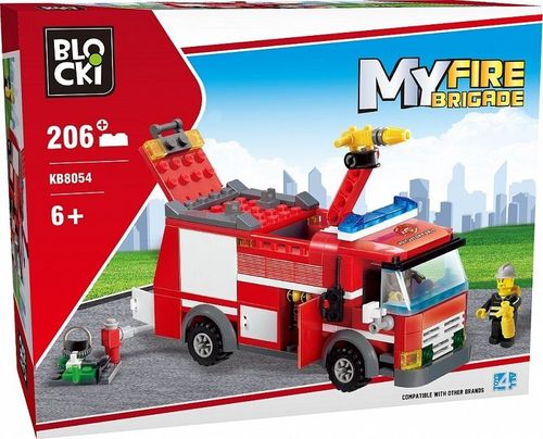 Blocki Klocki MyFireBrigde 206 elementów - Auto strażackie na Arena.pl