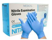 RĘKAWICZKI nitrylowe 100szt Blue medyczne roz.L