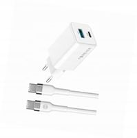 Szybka ładowarka GaN 45W 2 wejścia USB i USB-C z kablem do Nokia 3100