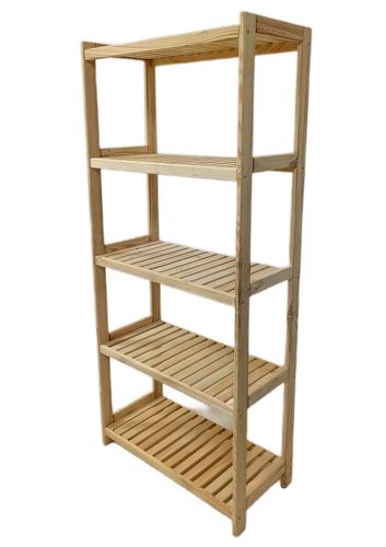 Regał drewniany, 5 półek, 173 x 70 x 33 cm na Arena.pl