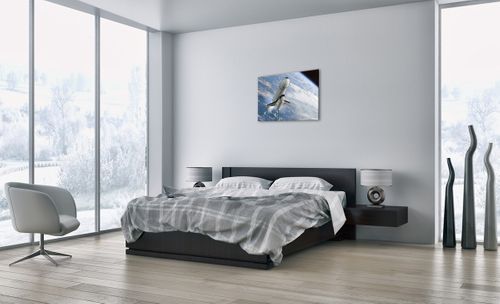 Obraz Na Płótnie - Sputnik Orbita - 70X50 Cm - Aa70X50-0496 na Arena.pl