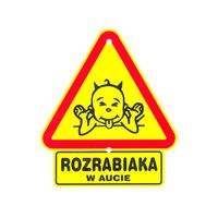 trójkąt rozrabiaka w aucie