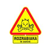 trójkąt rozrabiaka w aucie