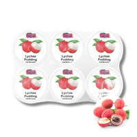 Rico Lychee Pudding deser liczi na wodzie kokosowej 6x65g