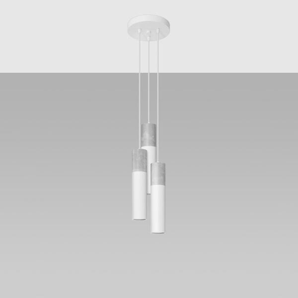 Lampa wisząca BORGIO 3P biały zdjęcie 10