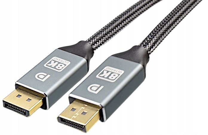 KABEL PRZEWÓD DisplayPort 1.4 DP 8K 4K 144Hz 2M zdjęcie 4