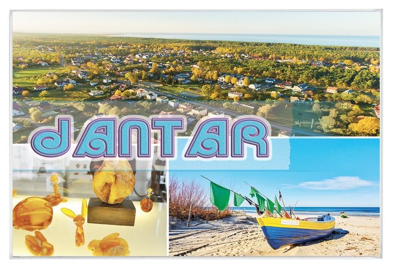 Jantar - magnes szklany zdjęcie 1