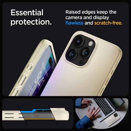 SPIGEN THIN FIT IPHONE 15 PRO MUTE BEIGE na Arena.pl