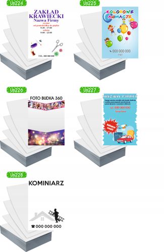 Ulotki A5 5000szt reklamowe firmowe różne wzory KOMPOZYCJE NAGROBNE na Arena.pl