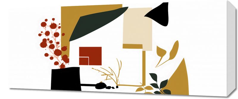 Obraz 70x30cm Wyłamany Ogród zdjęcie 1