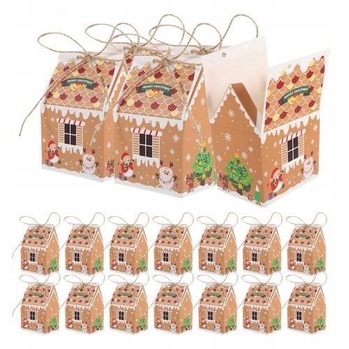 PUDEŁKA CIASTECZKO CZEKOLADA DOMEK Z PIERNIKA PREZENT MĘŻCZYZNA PAKOWANIE na Arena.pl