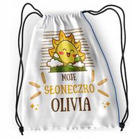 Plecak Sportowy Szkolny Dla Olivii Córki Dziecka Z Nadrukiem Ze Zdjęciem