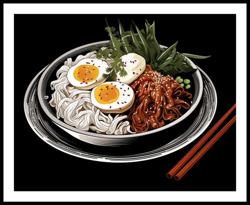 Plakat 76x60,5cm Ramen w Sztuce na Arena.pl