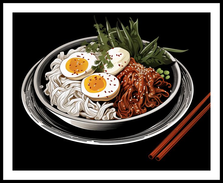 Plakat 76x60,5cm Ramen w Sztuce zdjęcie 3