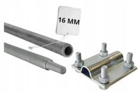 UZIOM SZPILKA PRĘT WBIJANY KOMPLETNY 3M + ZŁĄCZE DRUT-BEDNARKA 2x1.5M