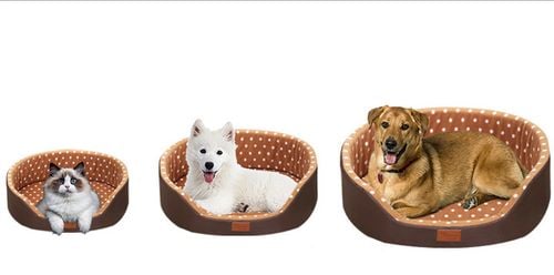 Legowisko Dla Psa Kota Posłanie Kojec Brązowe M na Arena.pl