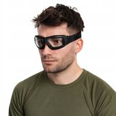 Gogle taktyczne wojskowe ochronne balistyczne Wiley X Lynx Clear/Grey Black