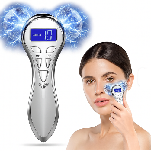 Masażer twarzy Kulowy 4D do masażu ciała Bezprzewodowy z wibracją EMS LED na Arena.pl