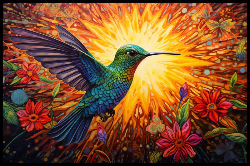 Plakat 86,4x56,8cm Koliber Barw zdjęcie 2