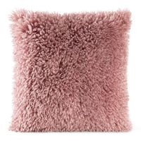 Poszewka welwetowa włochata SANA 45X45 pudrowa