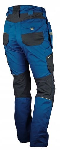 Spodnie ROBOCZE męskie BHP MOCNE ochronne ELASTYCZNE MONTERSKIE ODBLASKOWE na Arena.pl