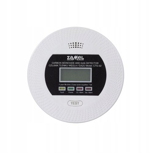 Czujnik tlenku węgla czadu i gazu 2w1 Zamel Gardi - CTG-02 na Arena.pl