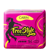 CARIN Podpaski higieniczne WINGS FREE STYLE - 9szt