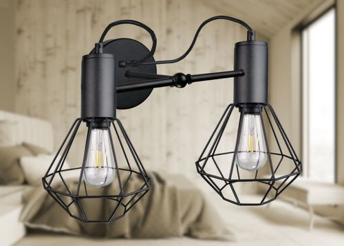 Kinkiet 2xE27 LARS BLACK na Arena.pl