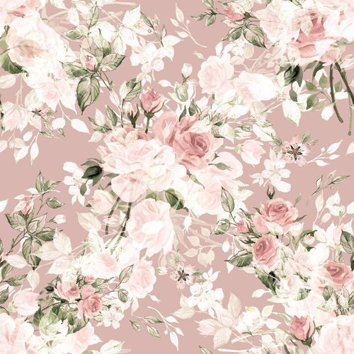 Tapeta Do Salonu Sypialni Kwiaty Natura Rośliny Styl Retro na Arena.pl