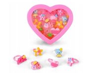 D42672 / ZESTAW PIERŚCIONKÓW 12SZT ZA SERDUSZKO