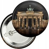 Przypinka z agrafką 59mm - Brama Brandenburska