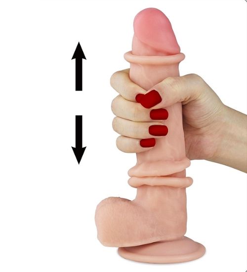 Dildo z elastyczną skórą zdjęcie 3