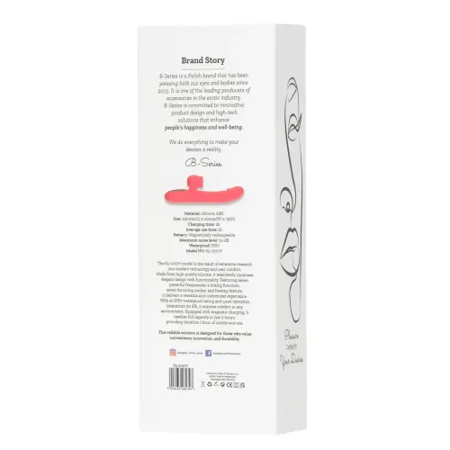 Silicone Vibrator 7 Powerful Modes - Licking, 7 Thrusting Heating, Red na Arena.pl