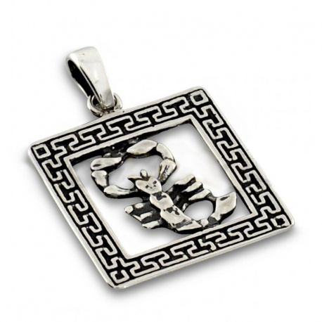 SREBRNY WISIOREK ZNAK ZODIAKU SKORPION PRÓBA SREBRA 925 GRAWER GRATIS na Arena.pl