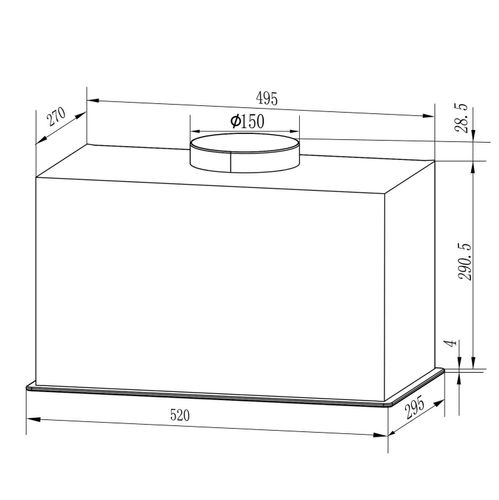 Okap kuchenny 52 cm czarny Berdsen BT-239 na Arena.pl