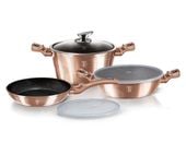 zestaw garnków i patelni berlingerhaus bh-7047 rose gold