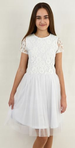 Millo SUKIENKA koronka BIAŁA komunia 146 CK72 na Arena.pl