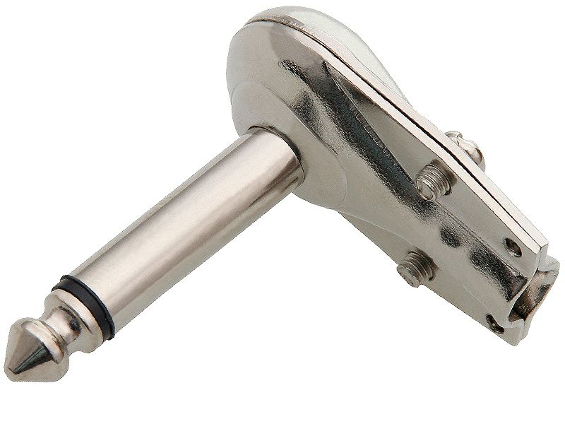 Wtyk Jack 6,3 MONO METAL kątowy zdjęcie 1