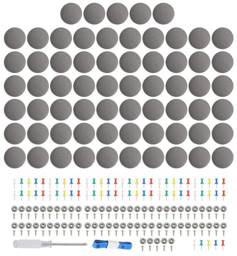 ZESTAW NAPRAWCZY DO PODSUFITKI SAMOCHODOWEJ SZARY DO NAPRAWY 100szt na Arena.pl