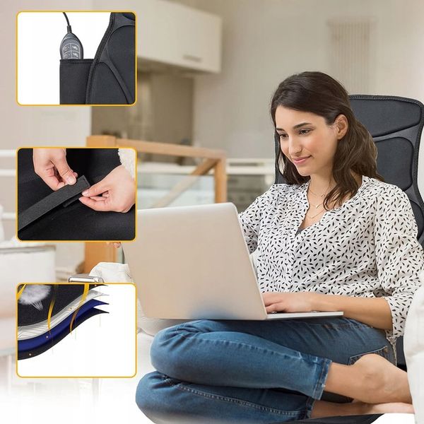 Mata masująca masażer wibracyjny do pleców ciała karku kręgosłupa szyi zdjęcie 11