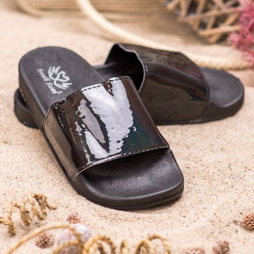 Modne Czarne Klapki r.41 na Arena.pl