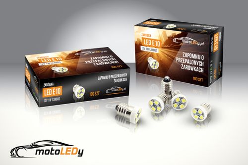 ŻARÓWKA LED E10 12V 100lm na Arena.pl