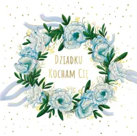 Karnet Kw Wianuszek Niebieski Dziadek