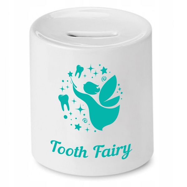 Skarbonka Dla Dentysty Tooth Fairy Prezent Z Nadrukiem Ze Zdjęciem zdjęcie 1
