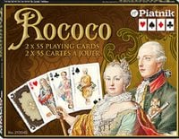 Gra w tysiąca Piatnik Rococo 2 talie, karty do gry